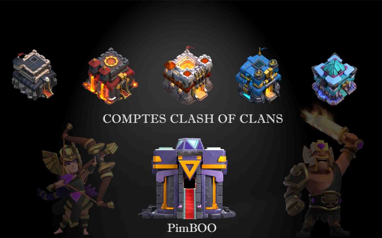 vente compte clash of clans