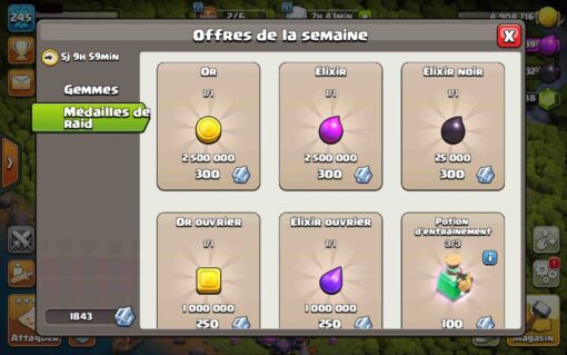 Achat compte clash of clans Th15
