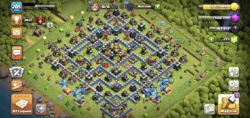 Compte clash of clans HDV14
