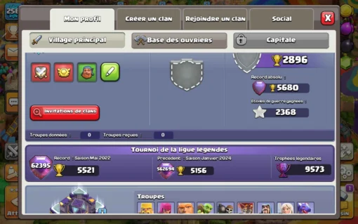 Buy clash of clans account