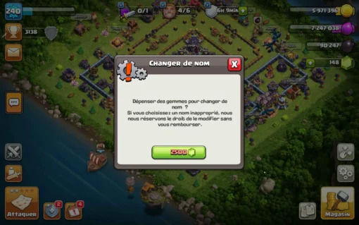 Buy coc account