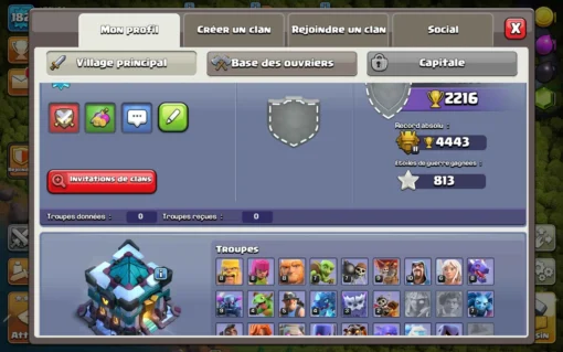 Achat compte coc