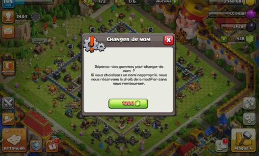 Achat compte clash of clans