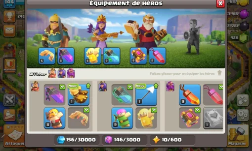 Achat compte clash of clans