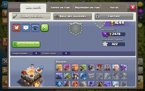 Achat compte clash of clans