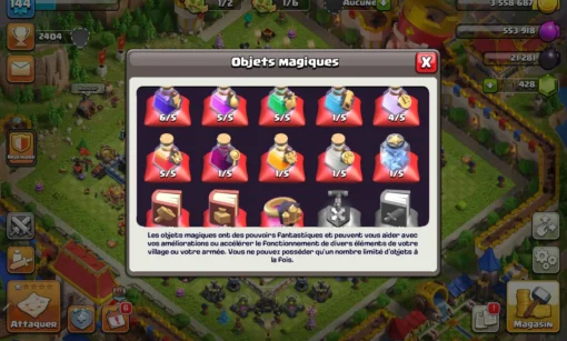 Achat compte clash of clans