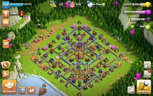 Achat compte clash of clans