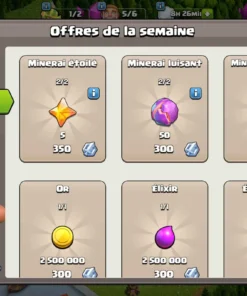 Achat compte clash of clans