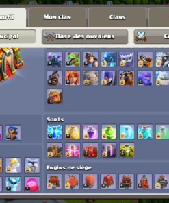 Achat compte clash of clans