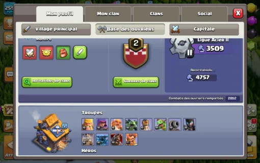 Purchase clash of clans account