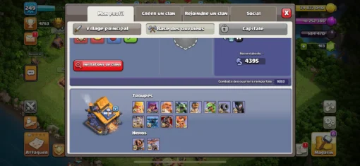 Achat compte clash of clans