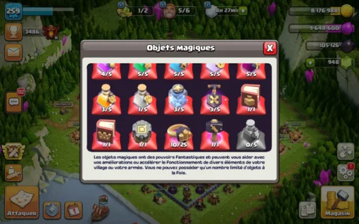 Achat compte clash of clans