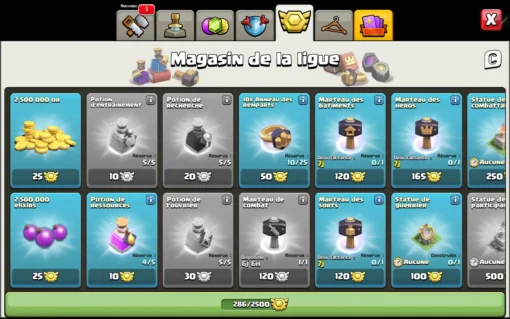 Achat compte clash of clans