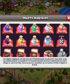 Vendre compte clash of clans