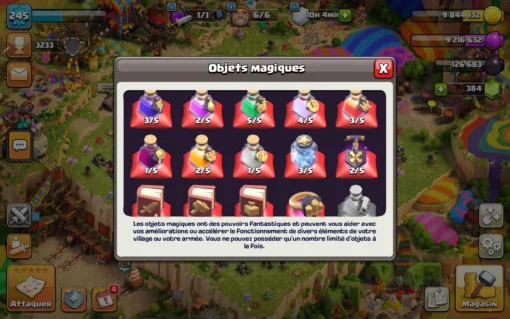 Vendre compte clash of clans