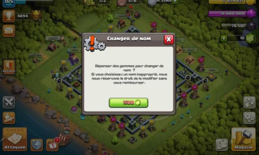 Achat compte clash of clans