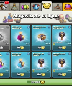 Achat compte clash of clans