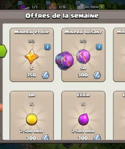 Achat compte clash of clans