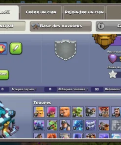 Achat compte clash of clans