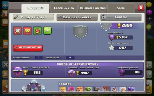 Purchase clash of clans account