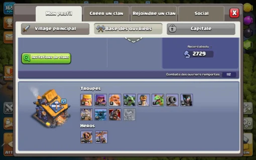 Achat compte clash of clans