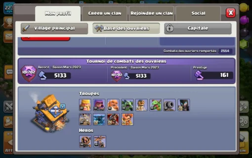 Achat compte clash of clans