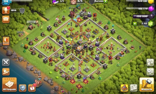 Acheter compte clash of clans