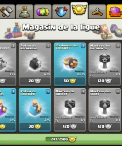 Acheter compte clash of clans