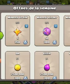 Acheter compte clash of clans