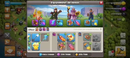 Acheter compte clash of clans