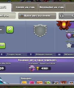 Acheter compte clash of clans