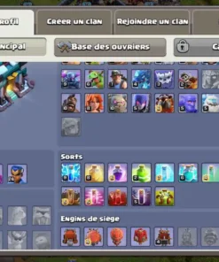 Acheter compte clash of clans