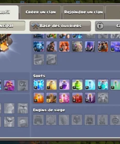 Acheter compte clash of clans