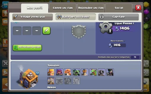 Acheter compte clash of clans