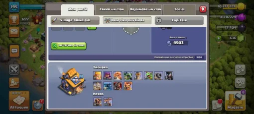 Acheter compte clash of clans