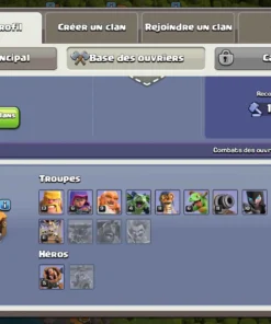 Acheter compte clash of clans