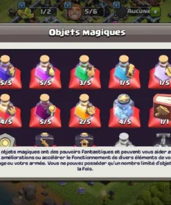 Acheter compte clash of clans