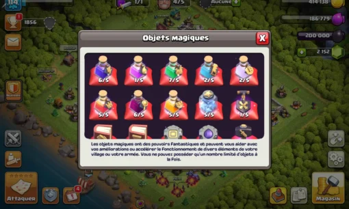 Acheter compte clash of clans