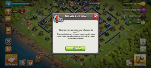 Acheter compte clash of clans