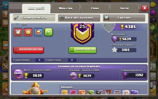 Buy clash of clans account