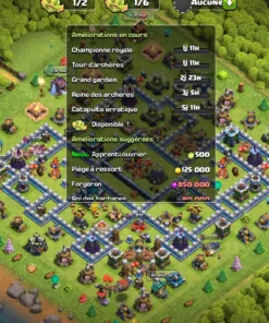 Compte clash of clans a vendre