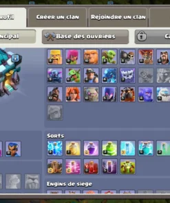 Compte clash of clans a vendre