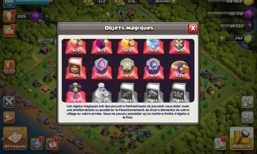 Compte clash of clans a vendre