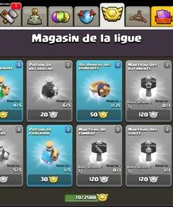 Compte clash of clans a vendre