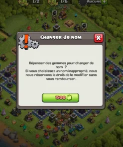 Compte clash of clans a vendre