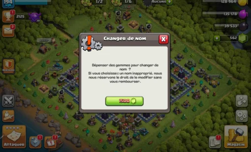 Compte clash of clans a vendre