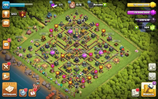 Vendre compte clash of clans