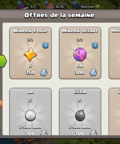 Vendre compte clash of clans