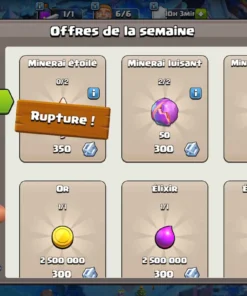 Vendre compte clash of clans