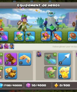 Vendre compte clash of clans